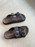 Casual Double Adjustable Strap Sliders